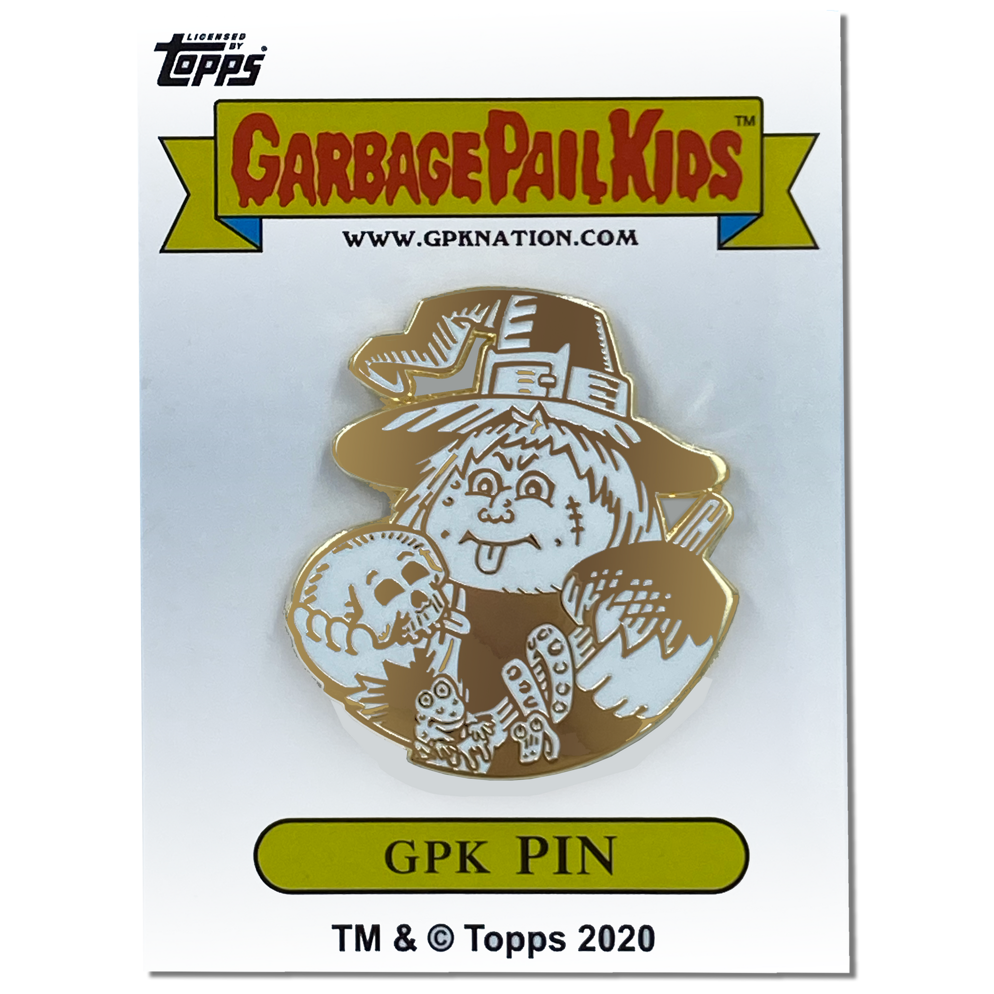 GPK-AA-007 WEIRD WENDY / HAGGY MAGGIE Topps Officially Licensed David Gross Artist Collaboration GPK Pin Garbage Pail Kids