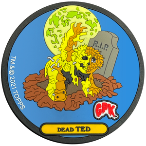 GPK-DD-006 Dead Ted Exclusive Topps Officially Licensed "Glowster" GPK Garbage Pail Kids Coaster