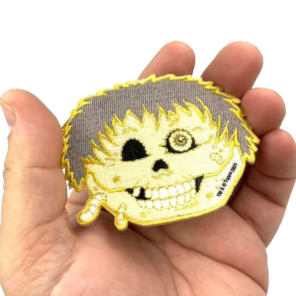GPK-DD-003 DEAD TED Garbage Pail Kids glow-in-the-dark JAY DECAY Officially Licensed Topps GPK Patch iron-on back