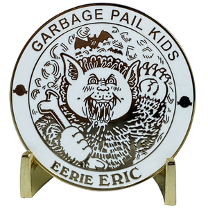 GPK-BB-002 EERIE ERIC Topps Officially Licensed David Gross Artist Collaboration GPK Challenge Coin Garbage Pail Kids