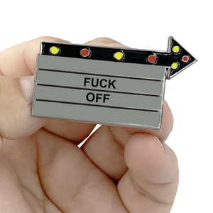 EL3-005 Billboard Pin: F*CK OFF