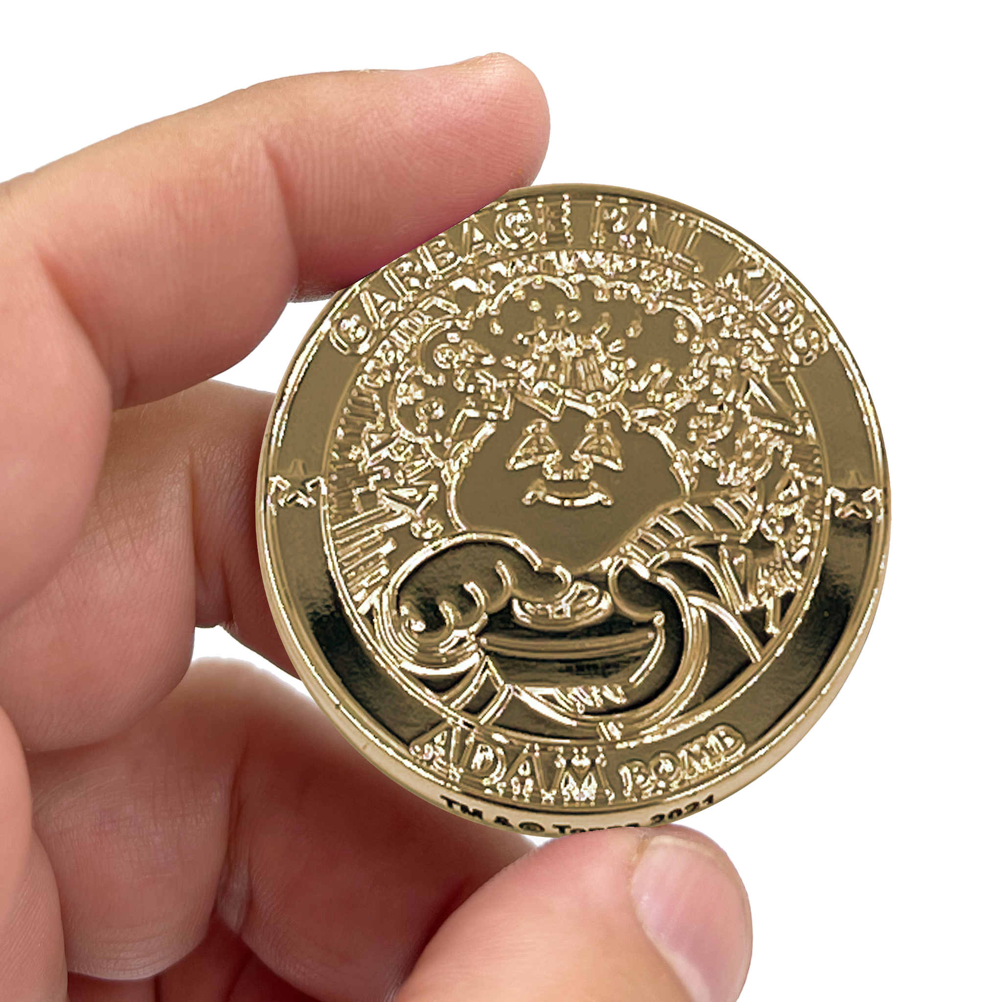 Super Limited Edition Simko GPK 24KT GOLD plated variation coin: only 15 made