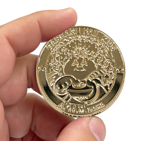 Super Limited Edition Simko GPK 24KT GOLD plated variation coin: only 15 made
