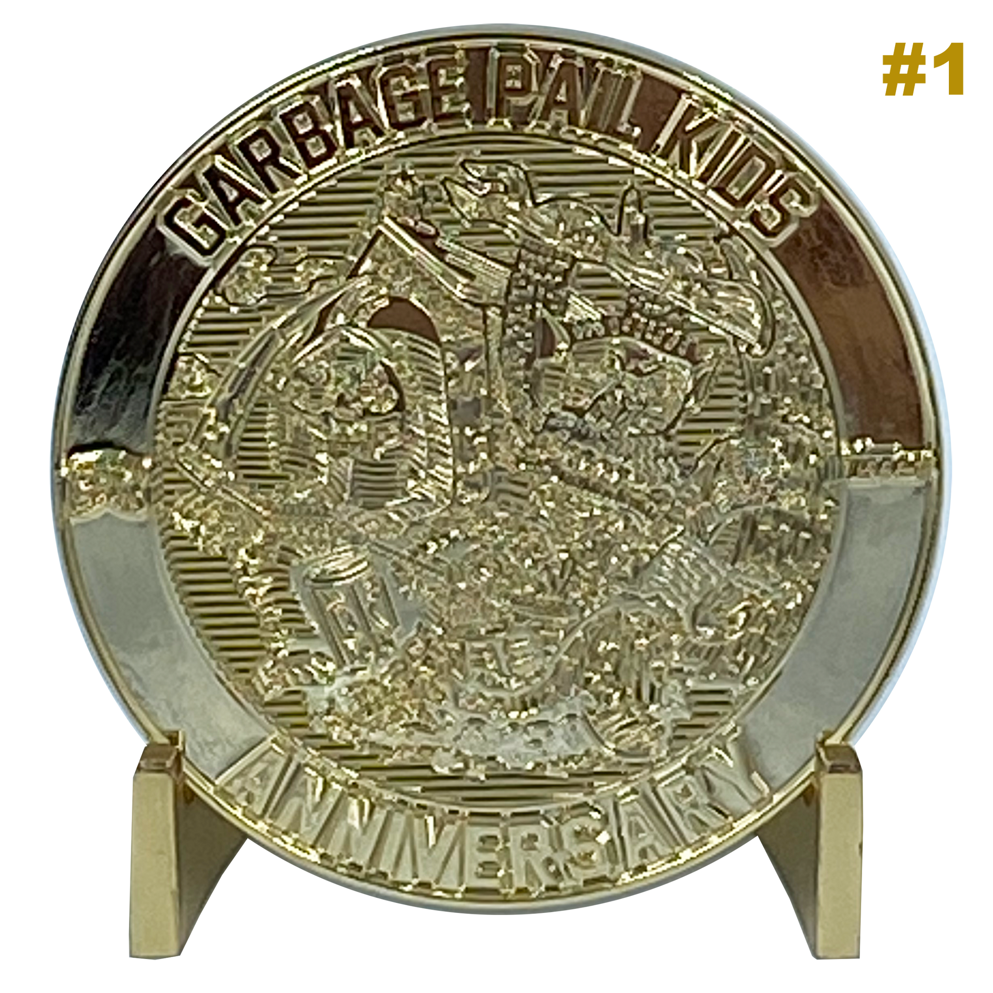 GPK 24KT Gold Plated Topps Officially Licensed Challenge Coin #1