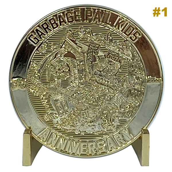 GPK 24KT Gold Plated Topps Officially Licensed Challenge Coin #1