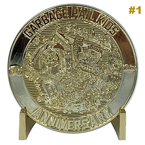 GPK 24KT Gold Plated Topps Officially Licensed Challenge Coin #1