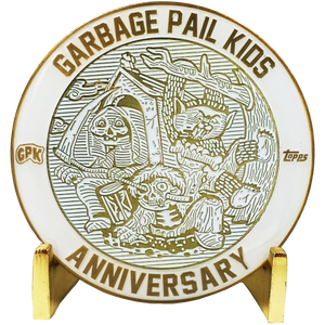 GPK White Cloisonné Topps Officially Licensed Challenge Coin #1