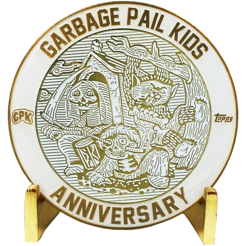 GPK White Cloisonné Topps Officially Licensed Challenge Coin #1