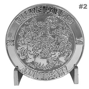 Coin 002 GPK Nation Genuine Sterling Silver Plated Challenge Coin Garbage Pail Kids