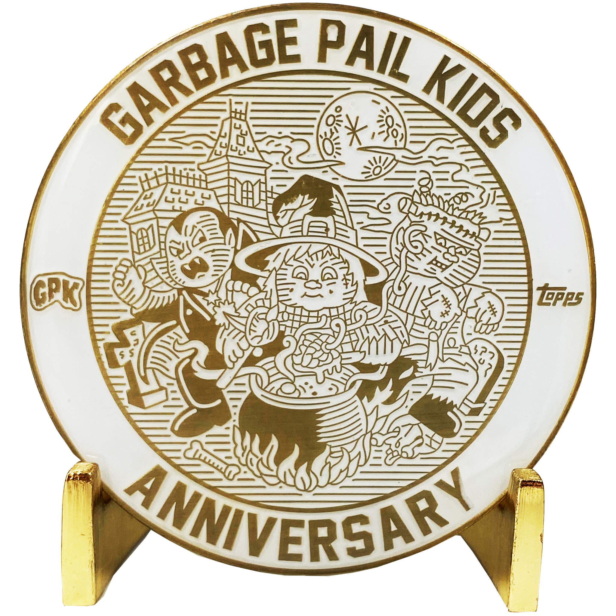 GPK White Cloisonné Topps Officially Licensed Challenge Coin #2