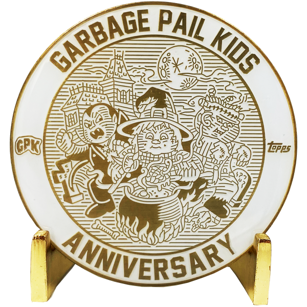 GPK White Cloisonné Topps Officially Licensed Challenge Coin #2