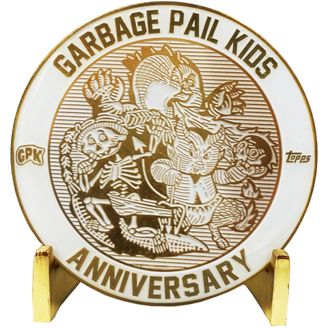 GPK White Cloisonné Topps Officially Licensed Challenge Coin #3
