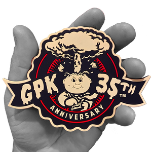 Exclusive Topps Officially Licensed "Glowster" GPK Garbage Pail Kids Coaster Adam Bomb 35th Anniversary GPK-AA-001