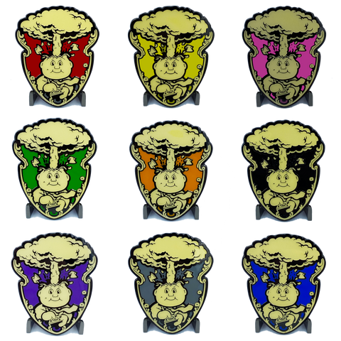 GPK Complete Emblem Ornament set with 3M Adhesive back 9 colors Topps Officially Licensed