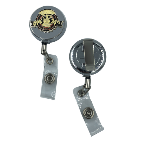 GPK Topps Officially Licensed Metal ID Reel retractable ID Card Holder Garbage Pail Kids 35th Anniversary Edition