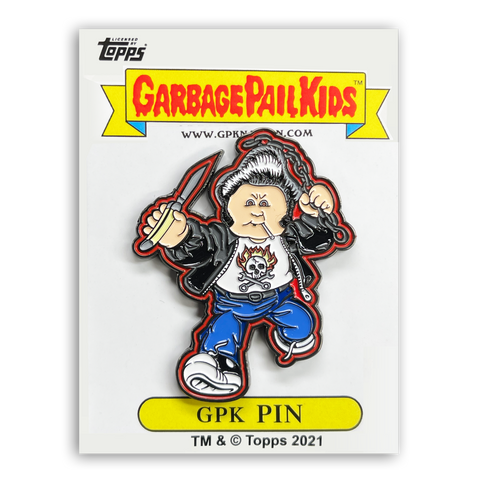 GPK-PP-012 Topps Officially Licensed GPK Greaser Greg / Chris Hiss Garbage Pail Kids Limited Edition pins