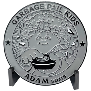 GPK-DD-007 Gray Variation 3 inch SIMKO Topps Officially Licensed Adam Bomb GPK Challenge Coin Garbage Pail Kids