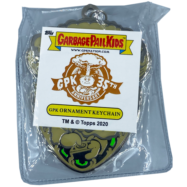 GPK-DD-001 GREEN Adam Bomb GPK Cloisonné Ornament Emblem Keychain: only 100 made