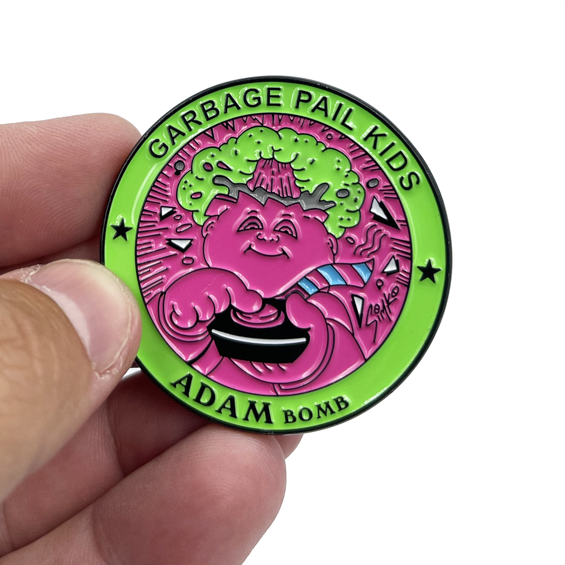 Super Limited Edition SIMKO GPK PINK and GREEN Mini Variation Coin: only 15 made