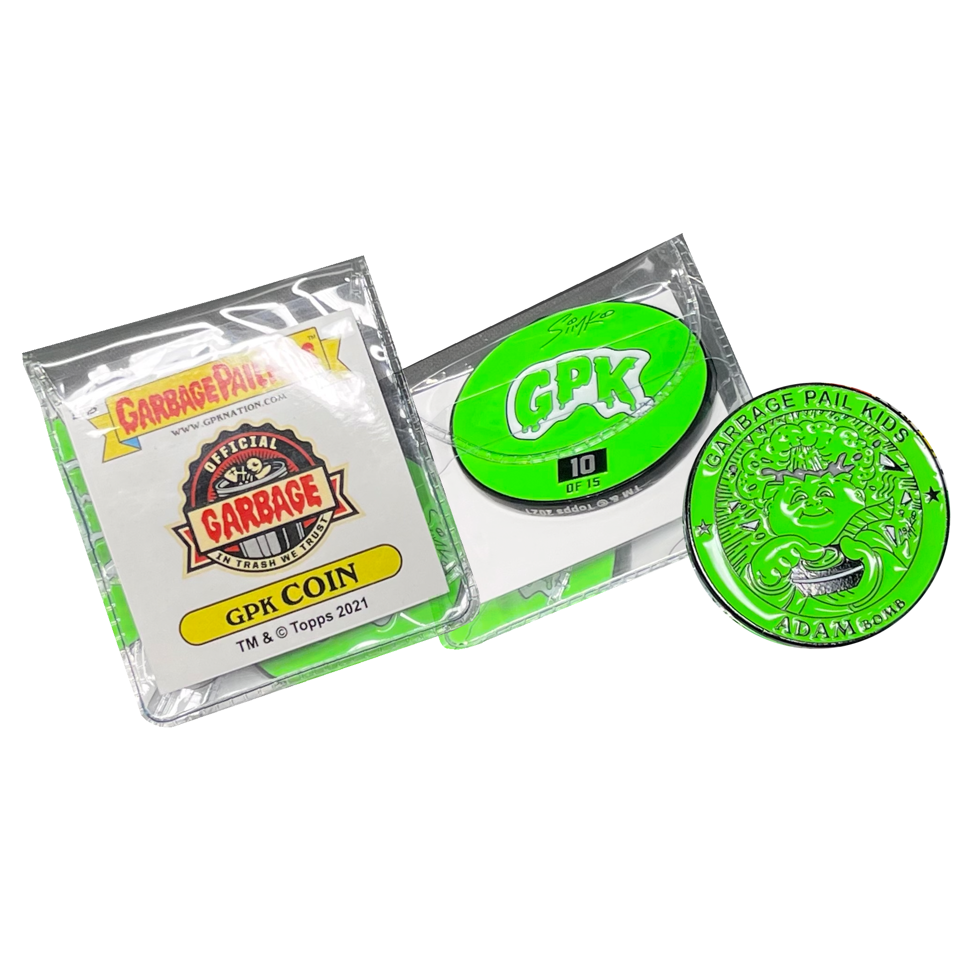 Super Limited Edition SIMKO GPK Green Mini Variation Coin: only 15 made