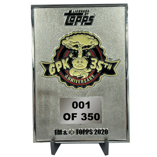 BLASTED BILLY 3D Full Color GPK OS1 Metal Card Garbage Pail Kids 35th Anniversary Officially Licensed Topps Medallion