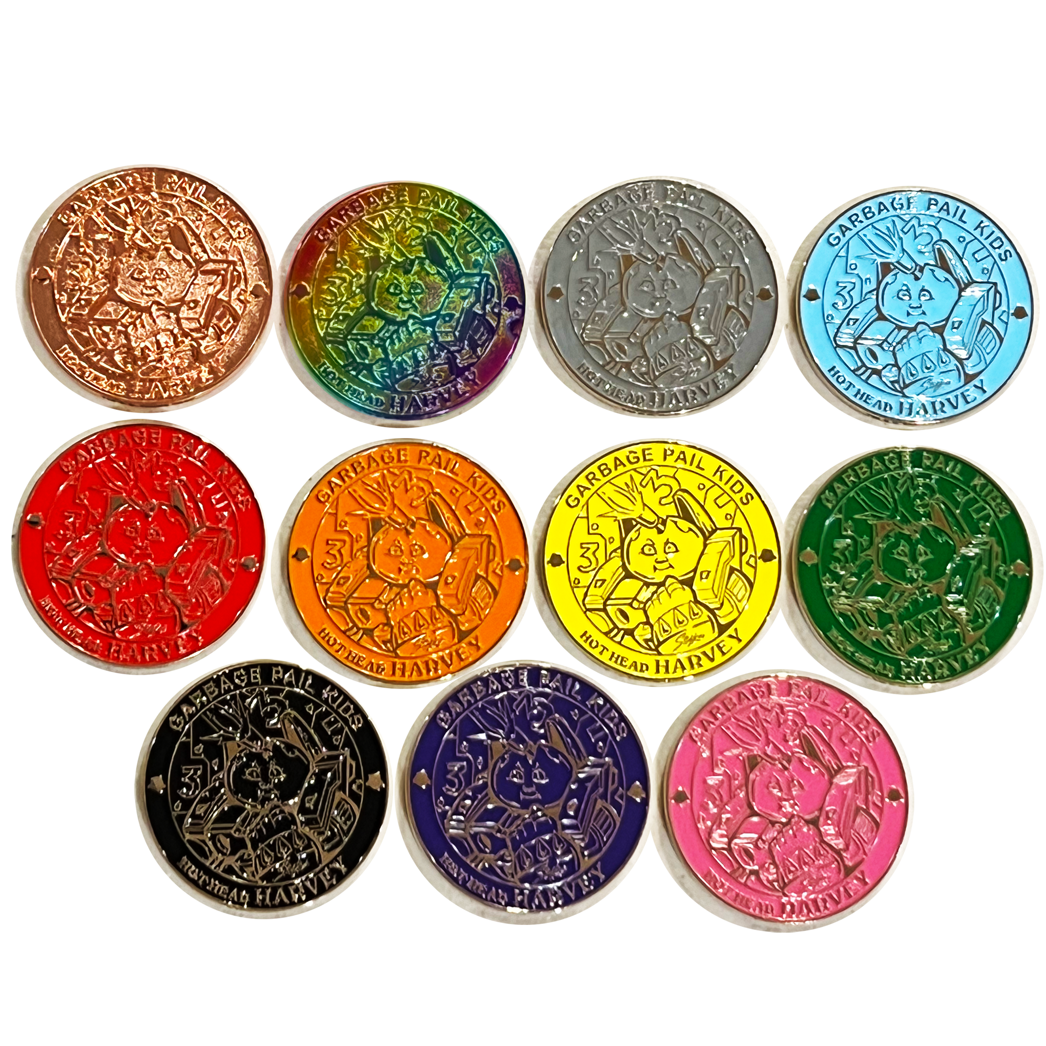 Simko's Hot Head Harvey 11 coin set