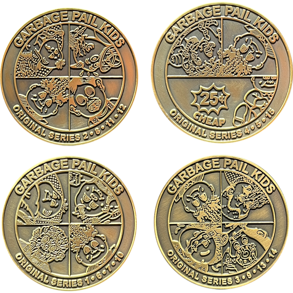 Blind set revealed: OS Wrapper set - NAKED (no enamel) plated antique bronze