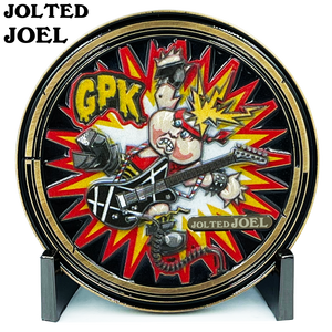 Jolted Joel Officially Licensed Topps Garbage Pail Kids Challenge Coin Limited Edition of 100 GPK Nation