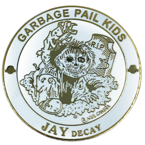 GPK-BB-005 JAY DECAY Topps Officially Licensed Neil Camera Artist Collaboration GPK Challenge Coin Garbage Pail Kids