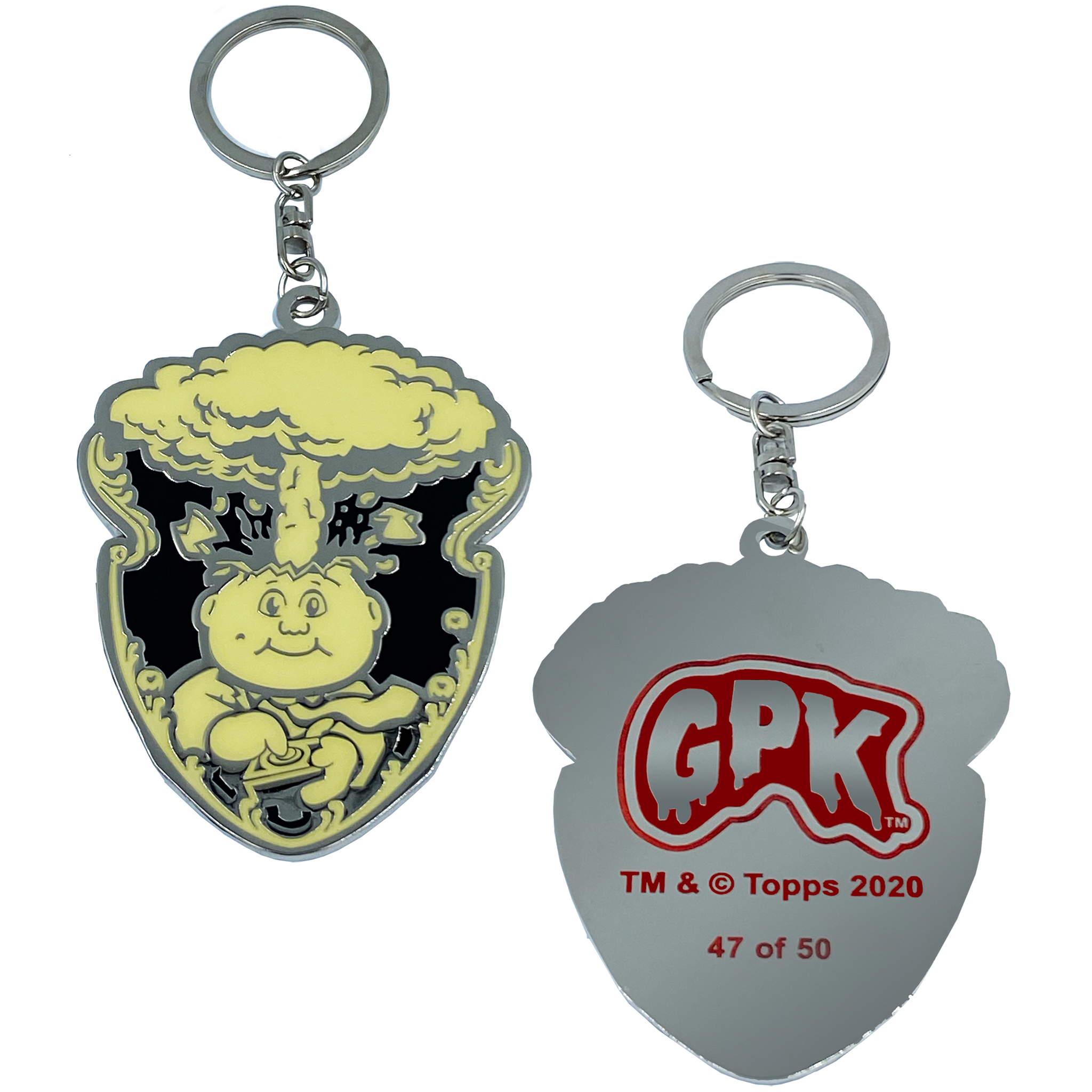 BLACK Adam Bomb GPK Cloisonné Ornament Emblem Keychain: only 50 made