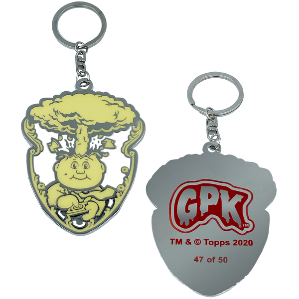 GPK-CC-006 WHITE Adam Bomb GPK Cloisonné Ornament Emblem Keychain: only 50 made