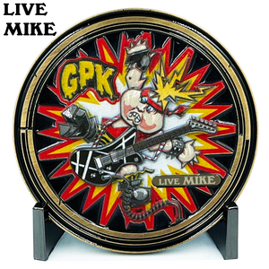 Live Mike Officially Licensed Topps Garbage Pail Kids Challenge Coin Limited Edition of 100 GPK Nation