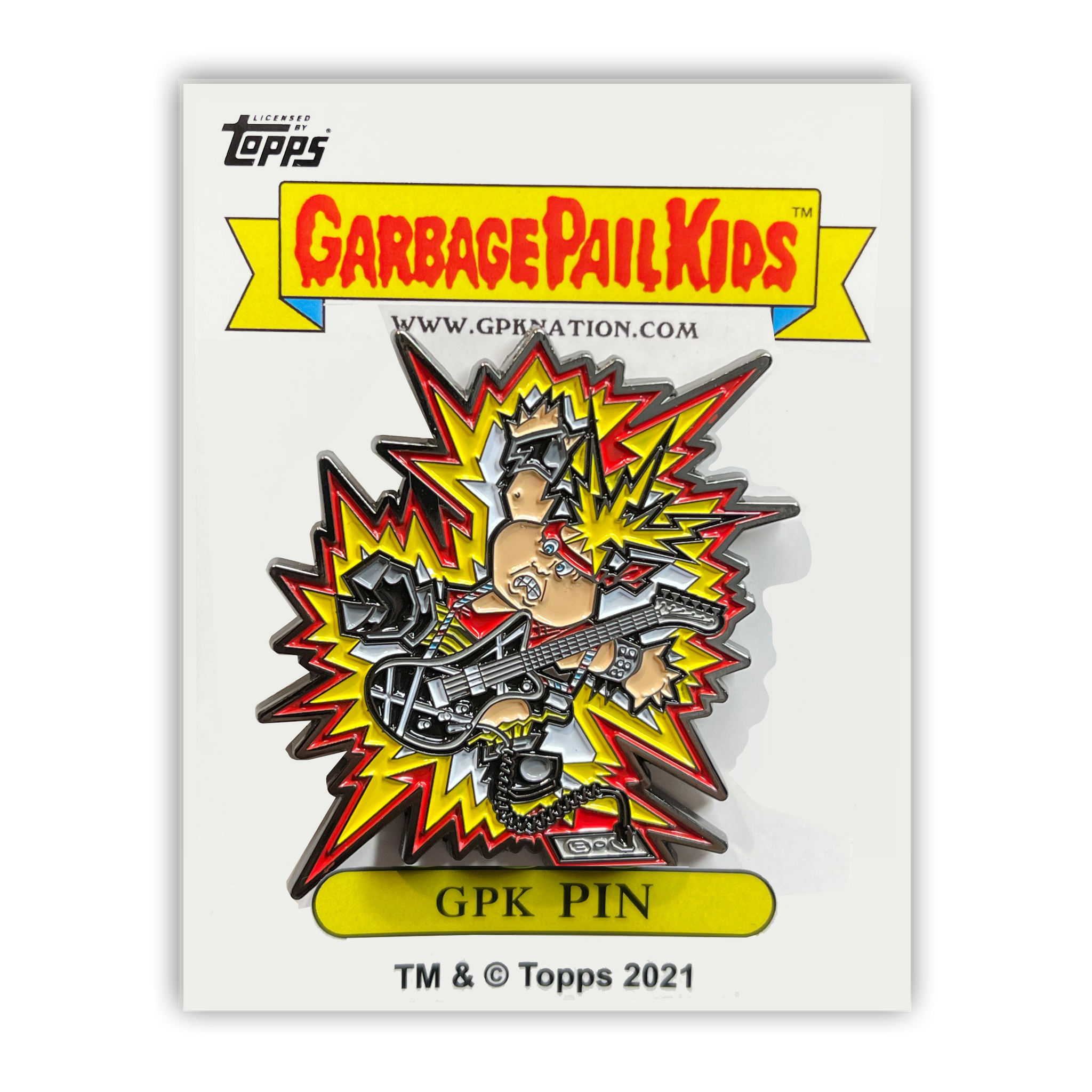GPK-PP-003 Topps Officially Licensed GPK Live Mike / Jolted Joel Garbage Pail Kids Limited Edition pins