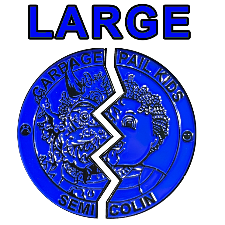 ***LARGE*** Blue Color Proof Semi Colin 2 Coin set with free hard case