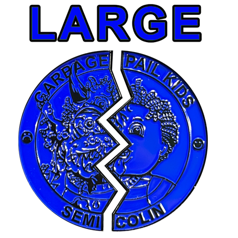 ***LARGE*** Blue Color Proof Semi Colin 2 Coin set with free hard case