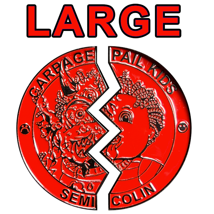 ***LARGE*** Red Color Proof Semi Colin 2 Coin set with free hard case