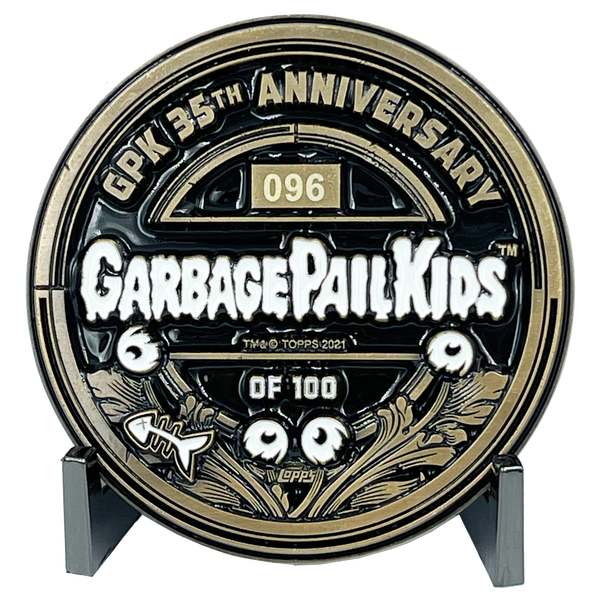 Live Mike Officially Licensed Topps Garbage Pail Kids Challenge Coin Limited Edition of 100 GPK Nation