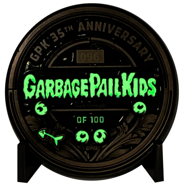 Jolted Joel Officially Licensed Topps Garbage Pail Kids Challenge Coin Limited Edition of 100 GPK Nation
