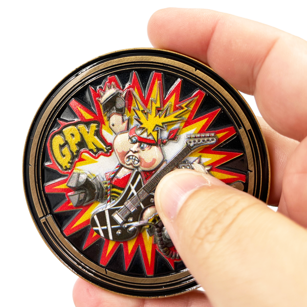 Live Mike Officially Licensed Topps Garbage Pail Kids Challenge Coin Limited Edition of 100 GPK Nation