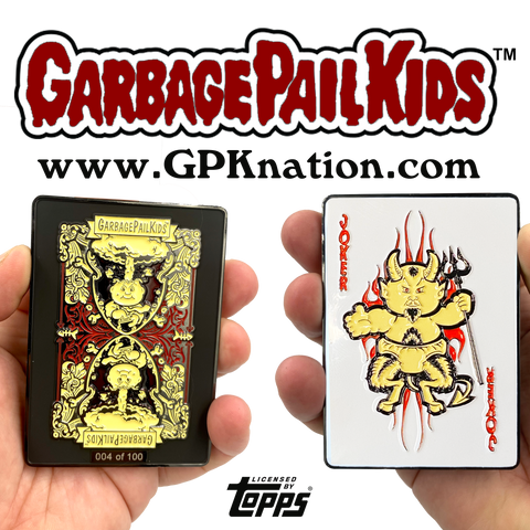 Luke Warm GPK Challenge Coin Officially Licensed Topps Garbage Pail Kids Playing Cards Challenge Coin