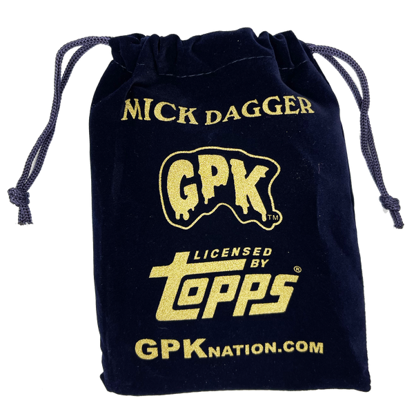MICK DAGGER Coin Medallion with removable sword Officially Licensed by Topps GPK Garbage Pail Kids