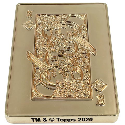 GPK-DD-002 Rose Gold plated Mick Dagger GPK Challenge Coin Officially Licensed Topps Garbage Pail Kids Playing Cards Challenge Coin