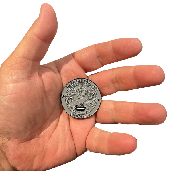 Micro-Mini 1.5 inch SIMKO Adam Bomb TOPPS Officially Licensed Adam Bomb GPK Nation Challenge Coin Garbage Pail Kids