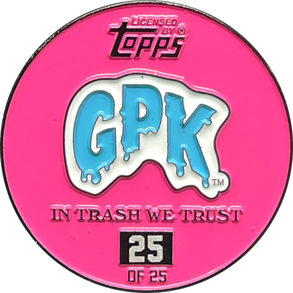 COMBO DEAL: Pink and Blue Micro Mini and KOOL Pink SIMKO Adam Bomb TOPPS Officially Licensed Adam Bomb GPK Nation Challenge Coin Garbage Pail Kids