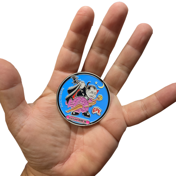 Nasty Nick Challenge Coin with Mini Card inset on back only 50 made GPK-DD-009