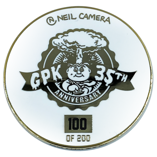 GPK-AA-004 FRYIN' RYAN Topps Officially Licensed Neil Camera Artist Collaboration GPK Challenge Coin Garbage Pail Kids