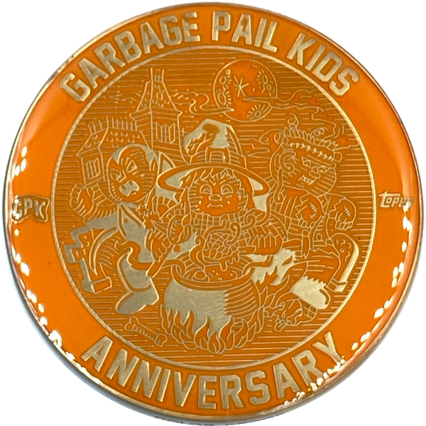 Orange Color Proof Coin 002 Topps Officially Licensed challenge coin Garbage Pail Kids GPK Nation