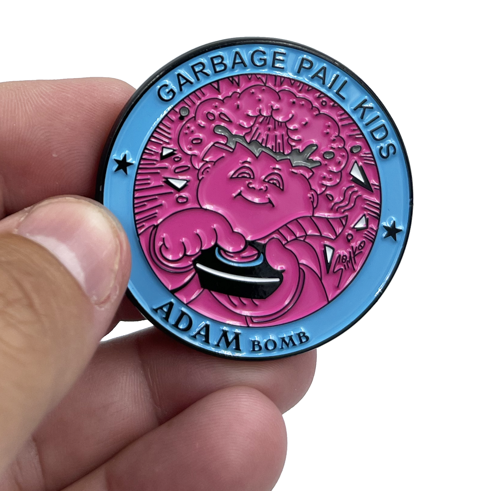 Super Limited Edition SIMKO GPK PINK and BLUE Mini Variation Coin: only 15 made