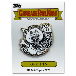 GPK-AA-006 EERIE ERIC / BERSERK KIRK Topps Officially Licensed David Gross Artist Collaboration GPK Pin Garbage Pail Kids