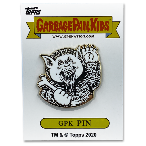 GPK-AA-006 EERIE ERIC / BERSERK KIRK Topps Officially Licensed David Gross Artist Collaboration GPK Pin Garbage Pail Kids